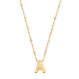 KENDRA SCOTT: Initial Necklace in Gold
