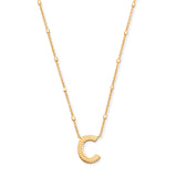 KENDRA SCOTT: Initial Necklace in Gold