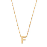 KENDRA SCOTT: Initial Necklace in Gold