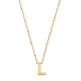 KENDRA SCOTT: Initial Necklace in Gold