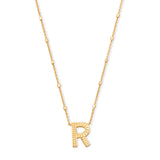 KENDRA SCOTT: Initial Necklace in Gold