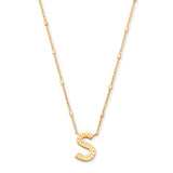 KENDRA SCOTT: Initial Necklace in Gold